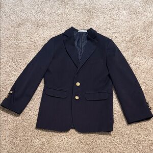 Navy Blazer with Gold Buttons